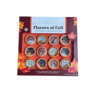 BARISSIMO K-CUP COFFEE FALL COLLECTION 12 POD BOX ALDI HOLIDAY EDITION